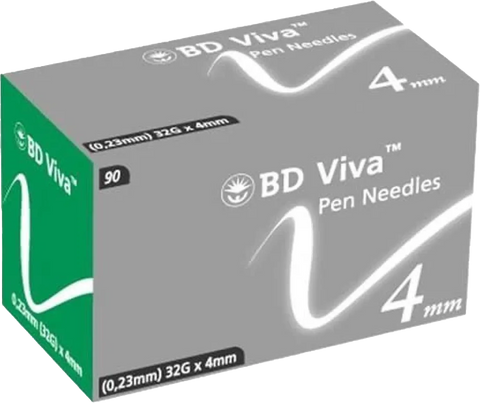 BD Viva 4mm Pen Needles - Pack of 90